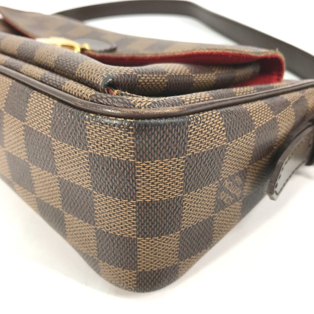 Louis Vuitton Brown Damier Canvas Ebene Damier Canvas Shoulder Bag (Pre-Owned)