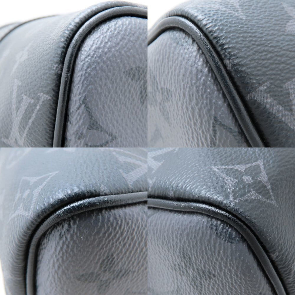 Louis Vuitton Black Monogram Eclipse Monogram Eclipse Boston Bag (Pre-Owned)