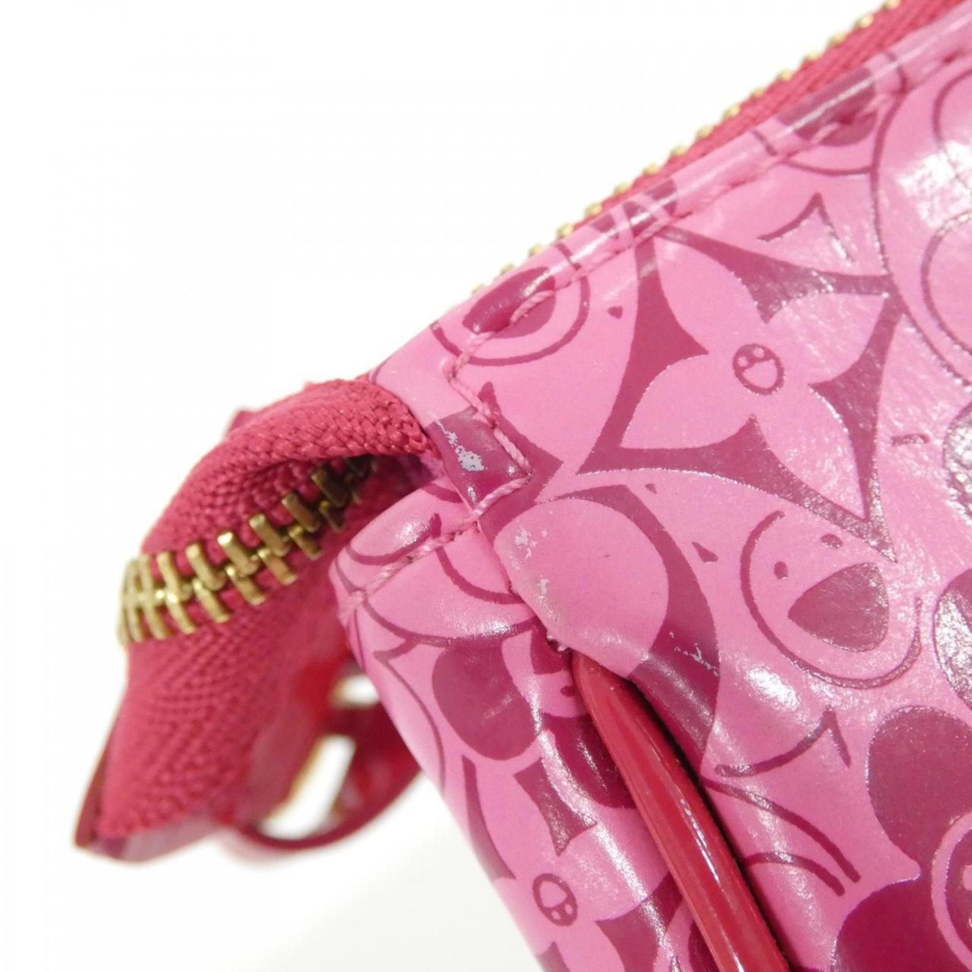 Louis Vuitton Rose Pvc Pochette Pouch (Pre-Owned)