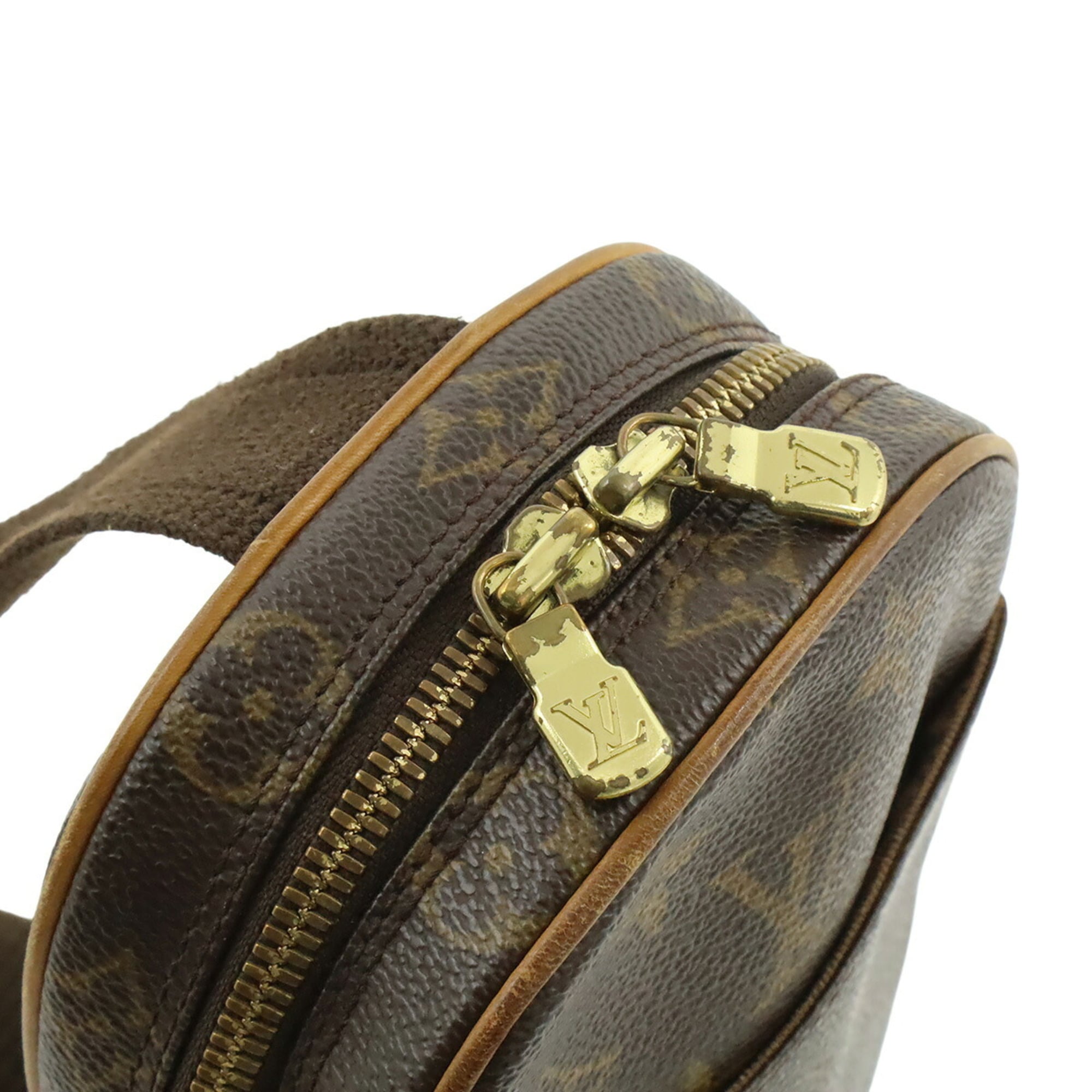Louis Vuitton Black Brown Monogram Monogram Pochette (Pre-Owned)