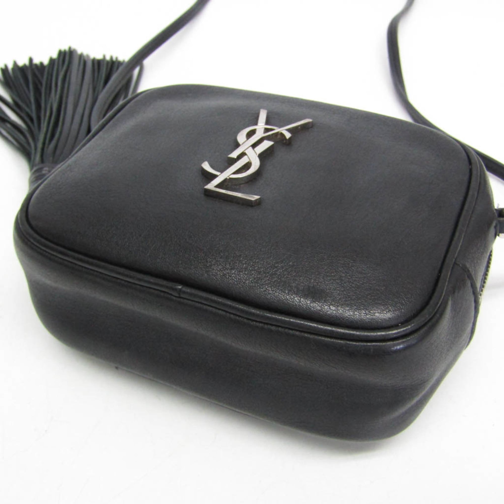 Classic Monogram Blogger Crossbody Bag Leather Small