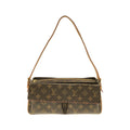 Louis Vuitton Marron Coated Canvas Shoulder Bag (Pre-Owned)