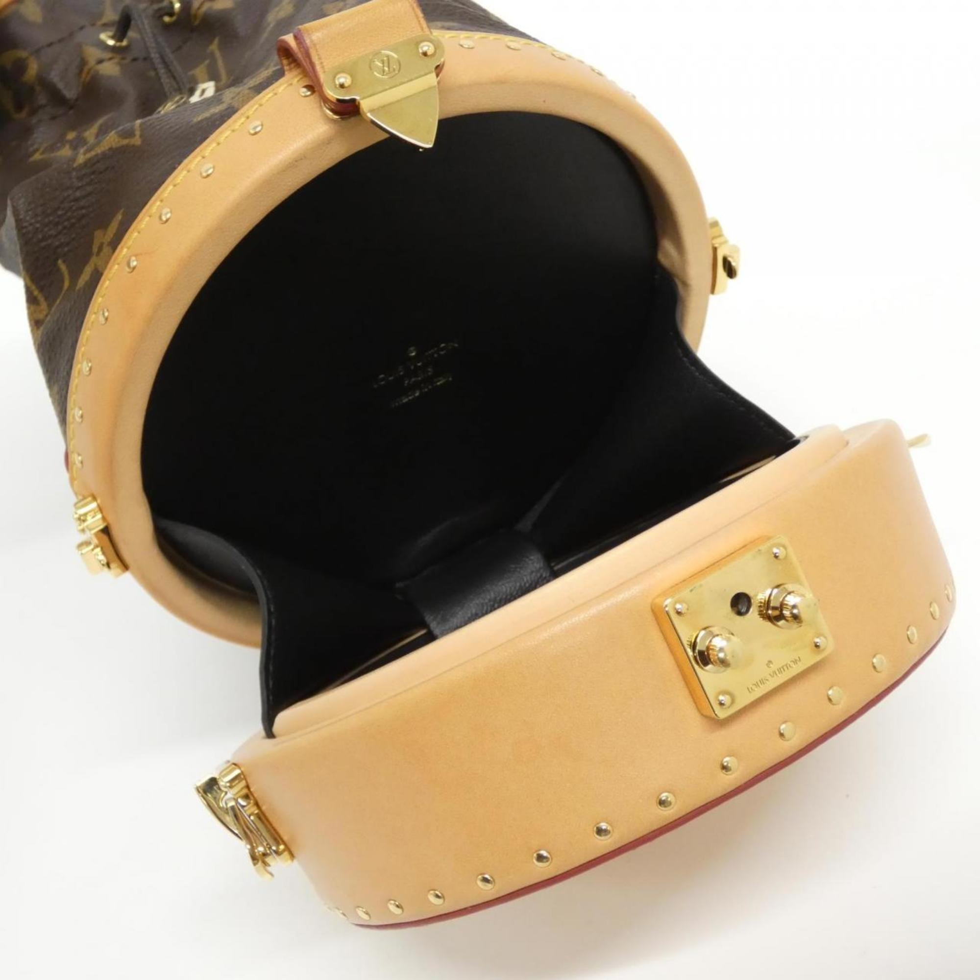 Louis Vuitton Marron Coated Canvas Handbag (Pre-Owned)
