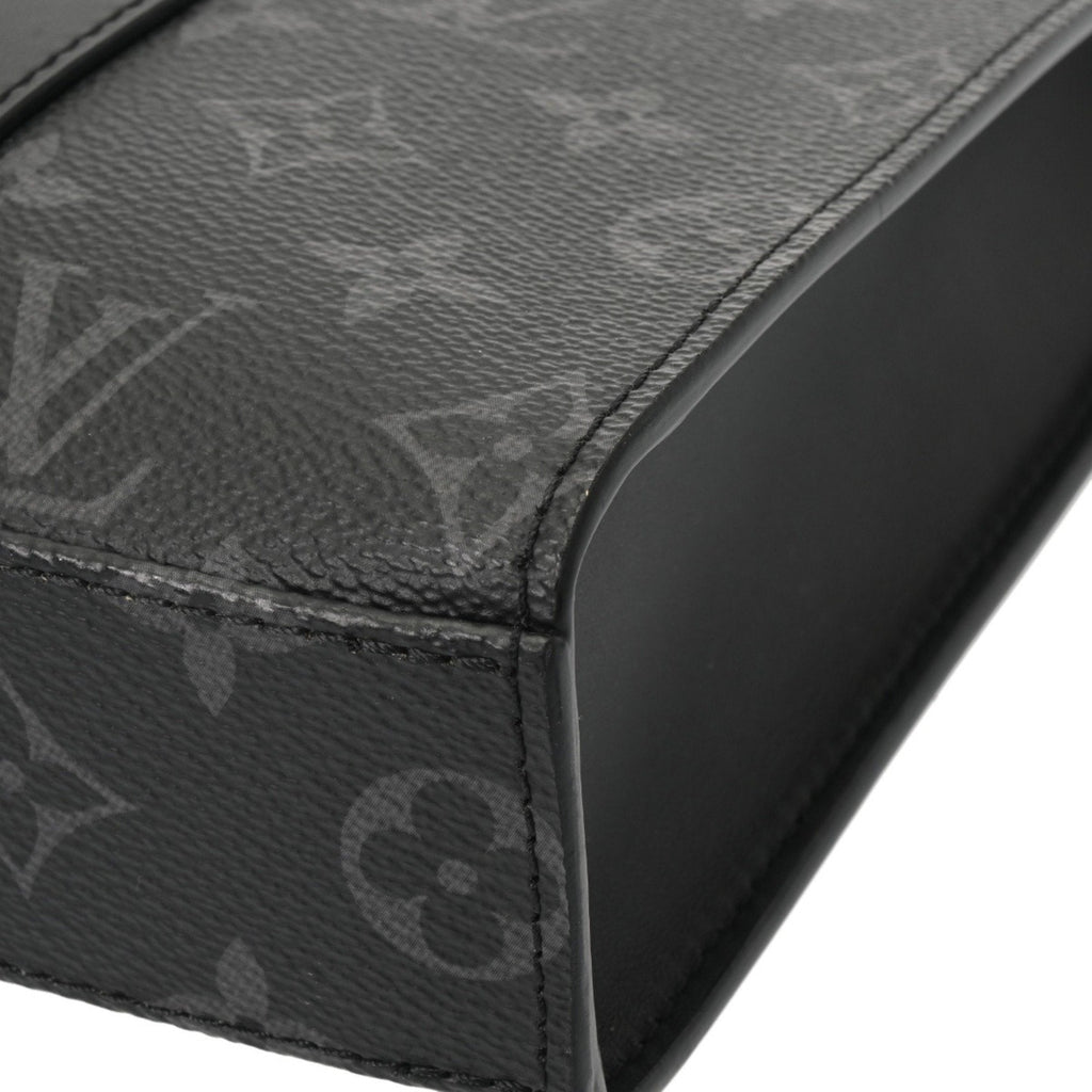 Louis Vuitton Black Gray Monogram Eclipse Canvas Handbag (Pre-Owned)
