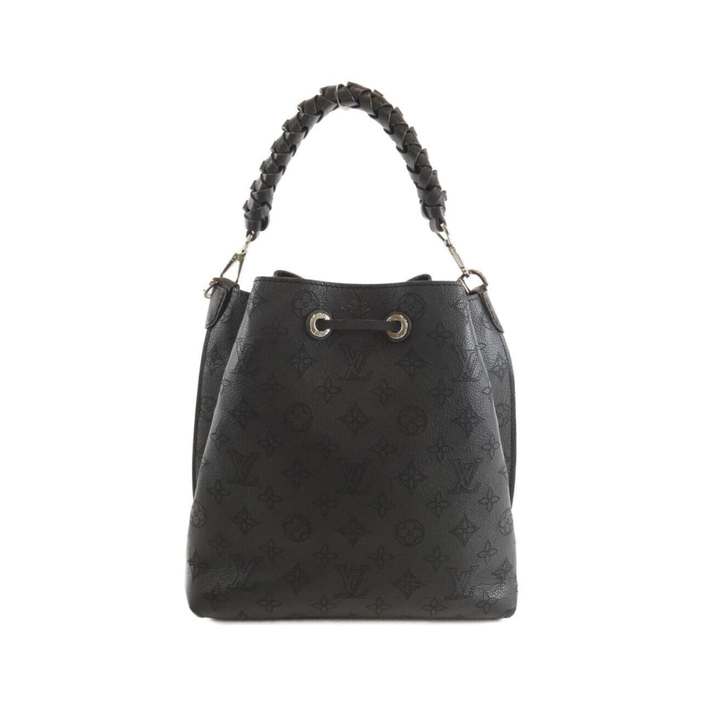 Louis Vuitton Black Leather Shoulder Bag (Pre-Owned)