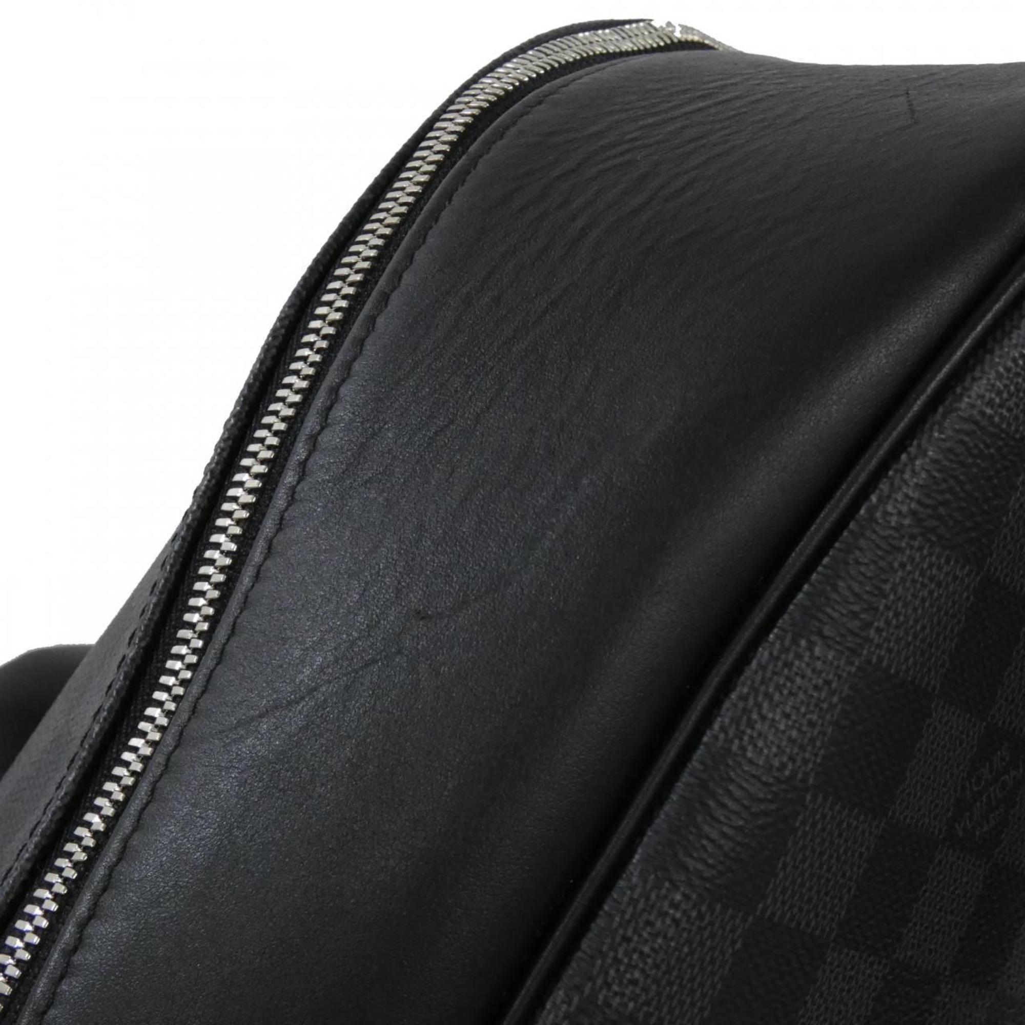 Louis Vuitton Graphite Coated Canvas Backpack (Pre-Owned)