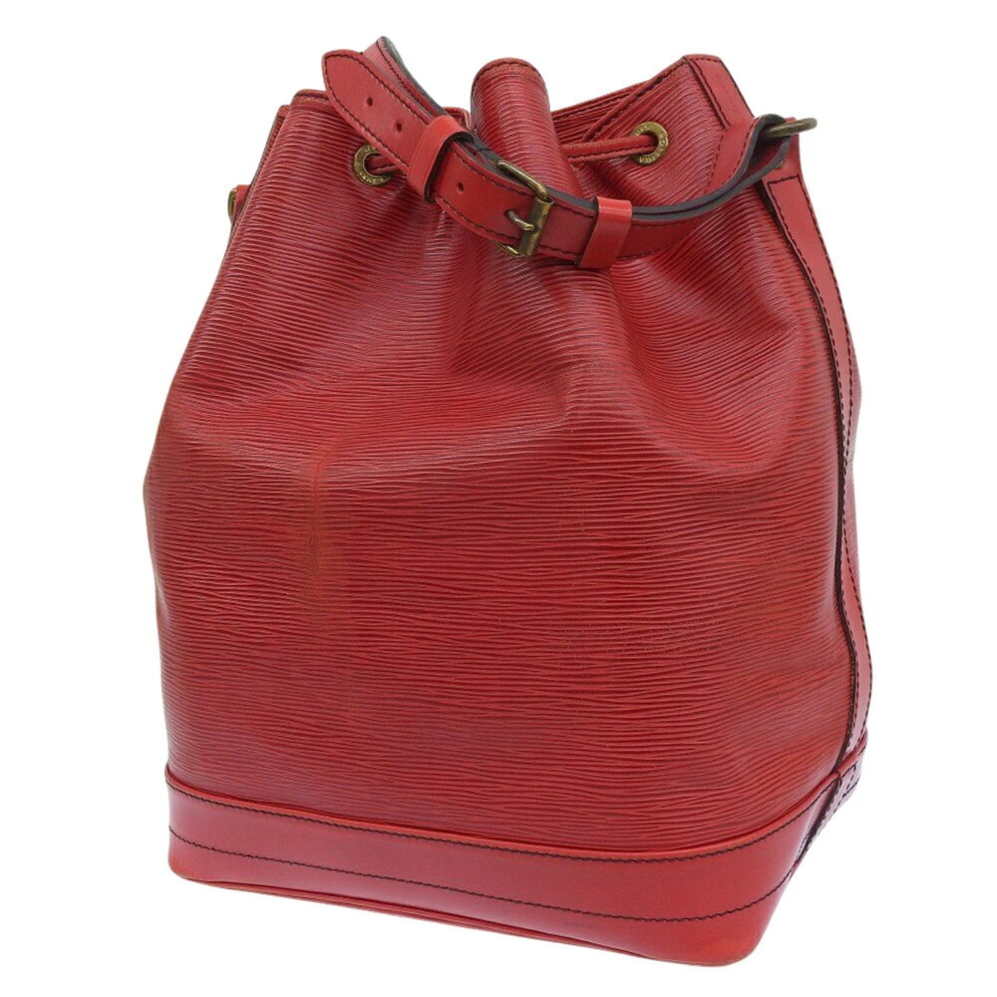Louis Vuitton Epi Castilian Red Red Color Leather Shoulder Bag (Pre-Owned)