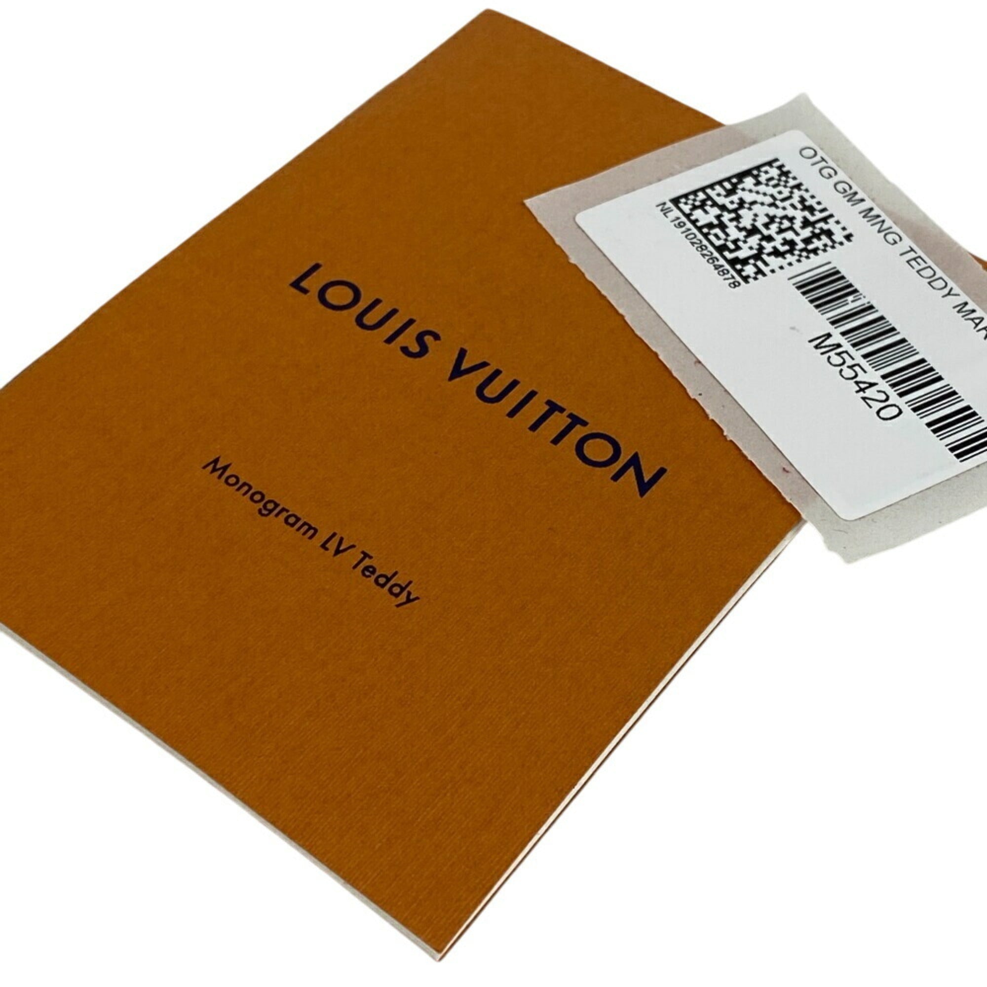 Louis Vuitton Brown Ivory Leather Handbag (Pre-Owned)