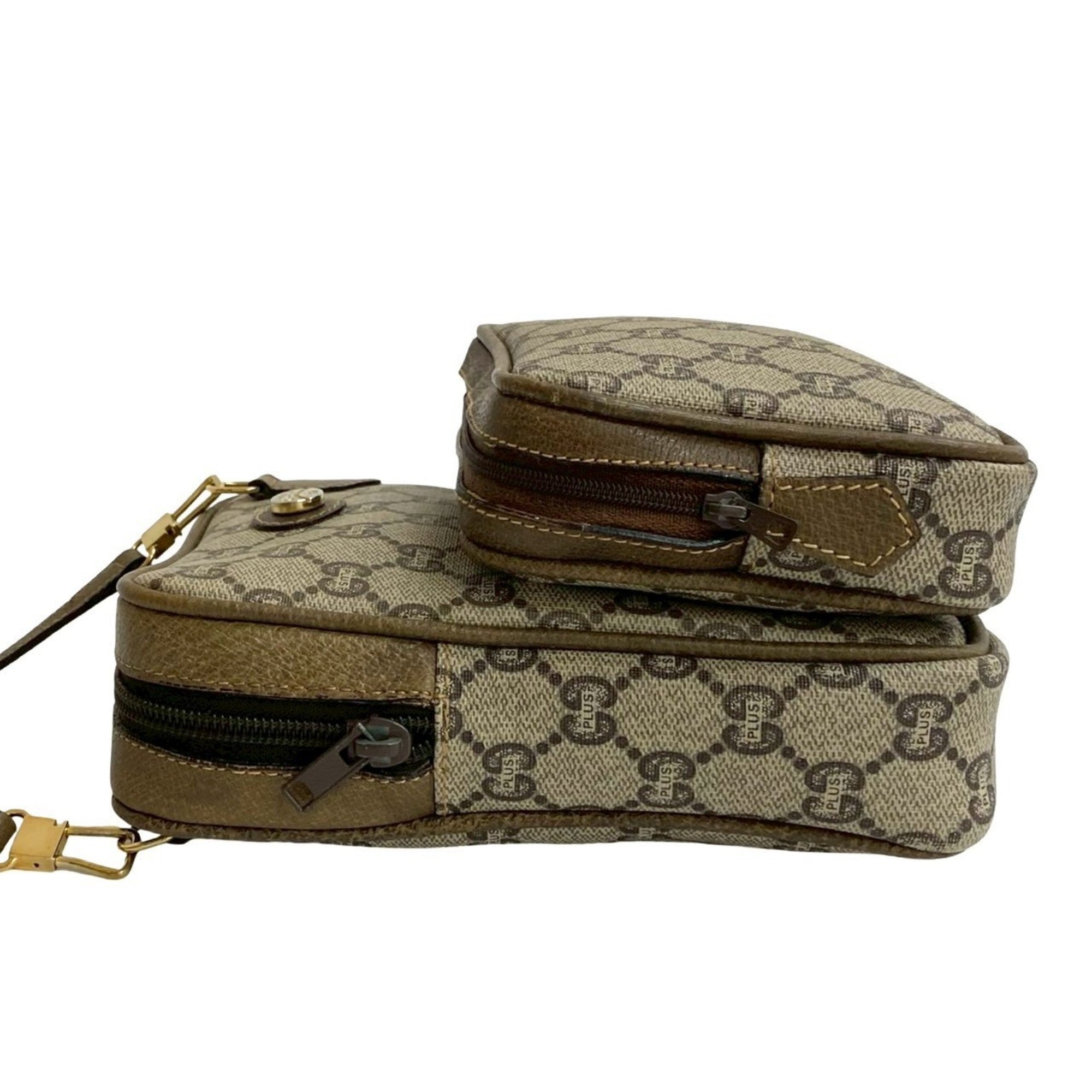 Neo Vintage Top Handle Crossbody Bag GG Coated Canvas Mini
