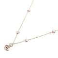 Double G Pendant Necklace Gold Metal