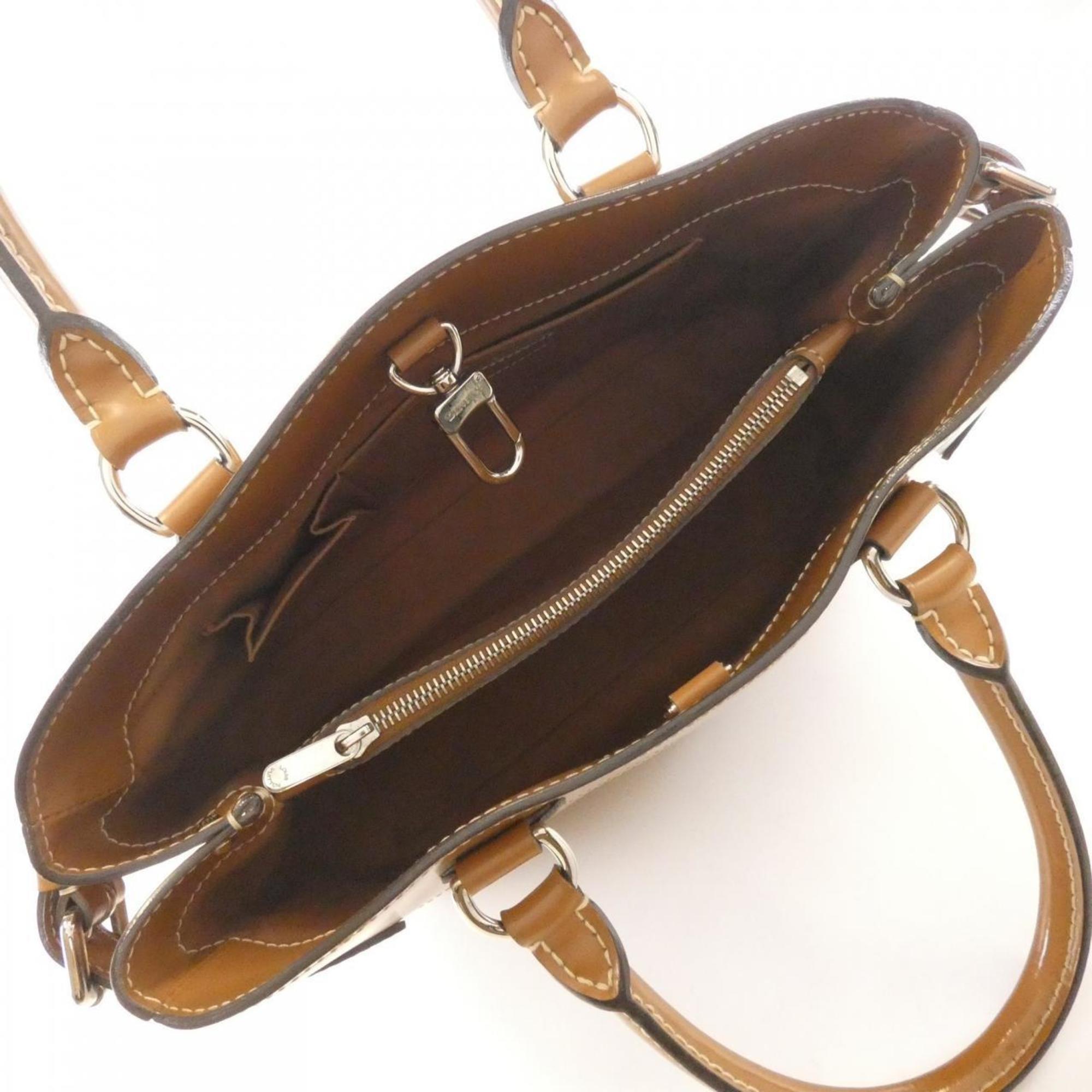Louis Vuitton Camel Leather Handbag (Pre-Owned)