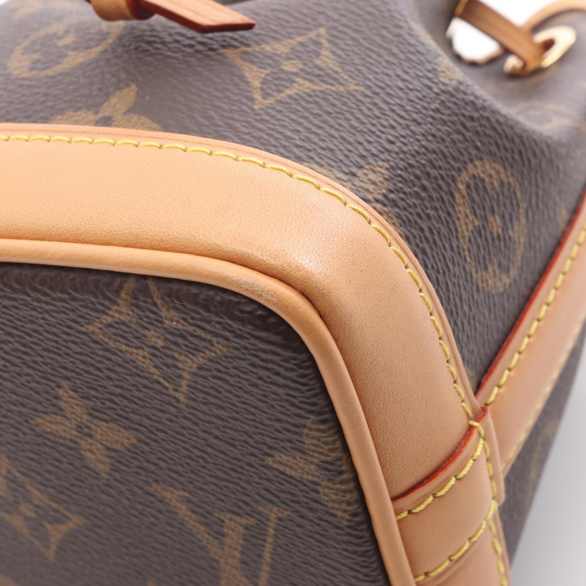 Louis Vuitton Brown Pvc Coated Canvas Leather Handbag (Pre-Owned)