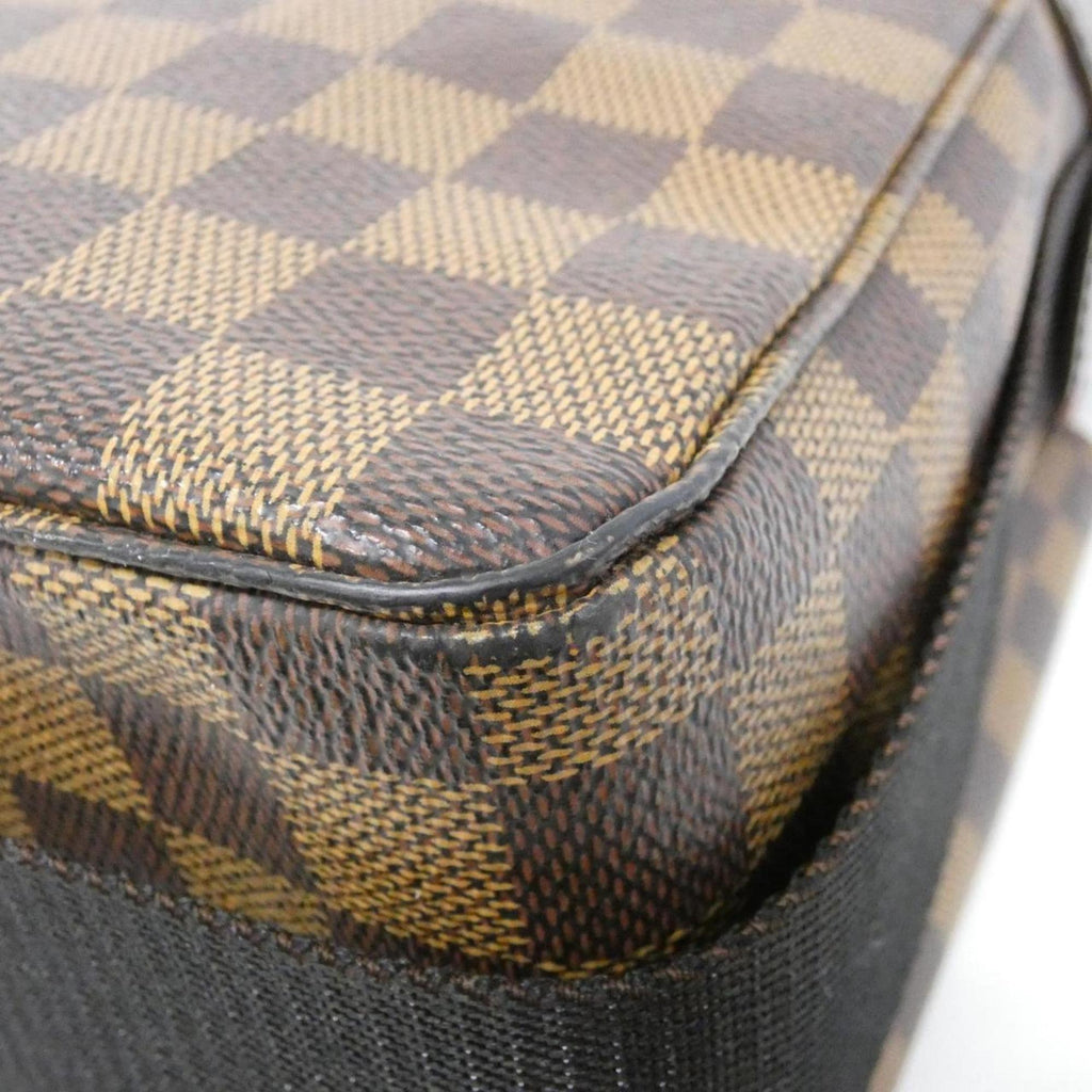 Louis Vuitton Damier Damier Canvas Ebene Damier Canvas Shoulder Bag (Pre-Owned)
