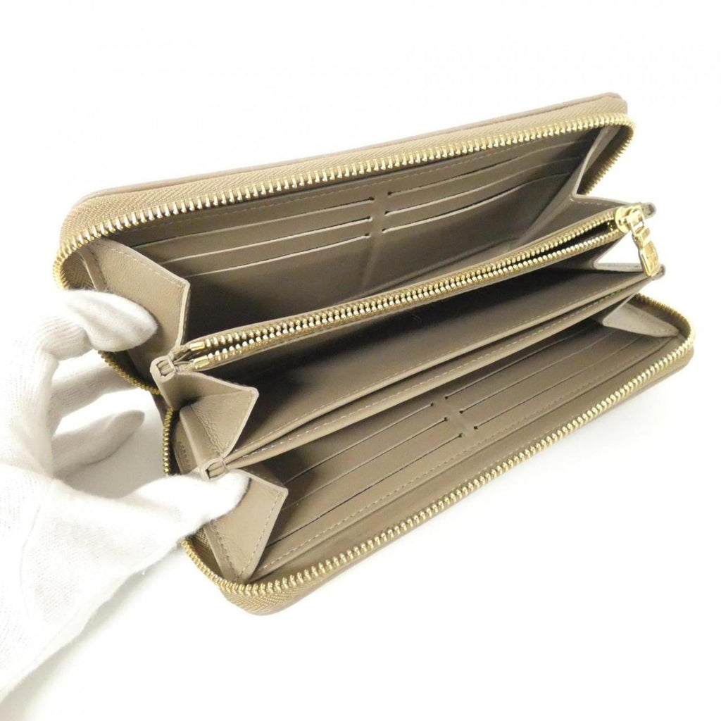 Louis Vuitton Taupe Leather Wallet (Bi-Fold) (Pre-Owned)
