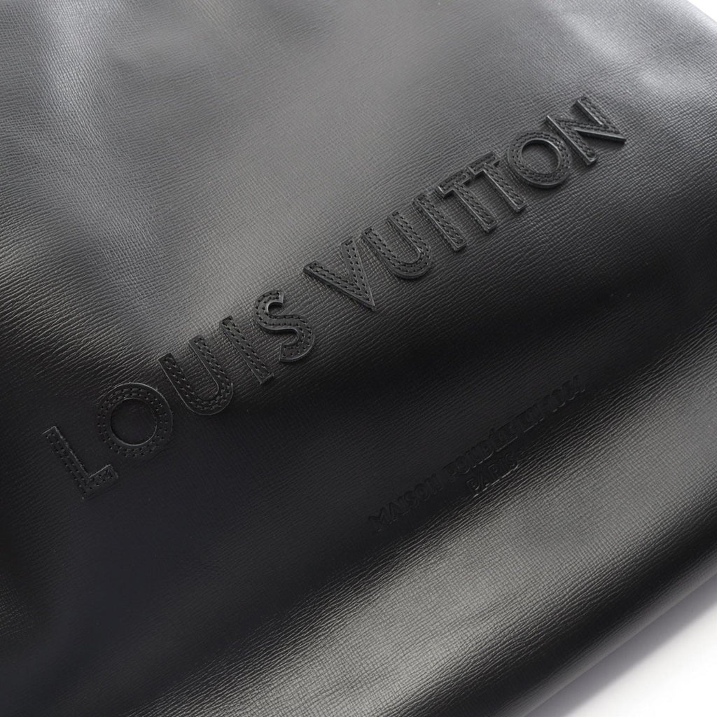 Louis Vuitton Black Leather Tote Bag (Pre-Owned)