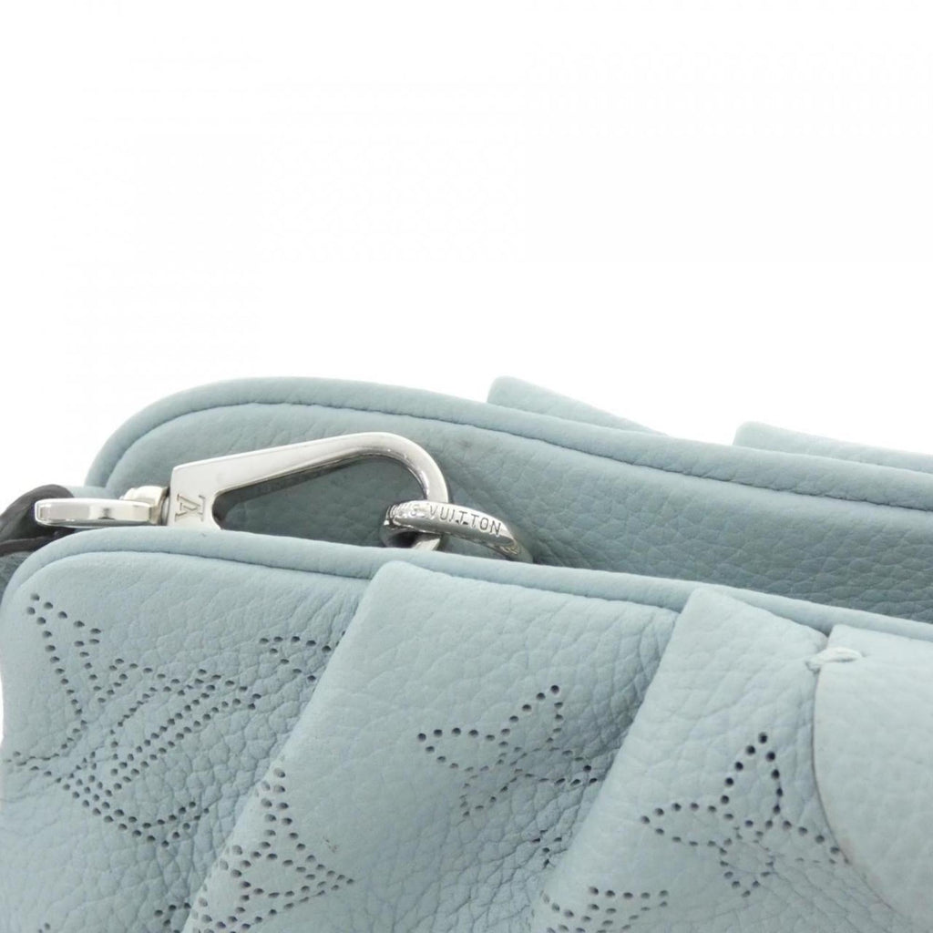 Louis Vuitton Silver Leather Shoulder Bag (Pre-Owned)
