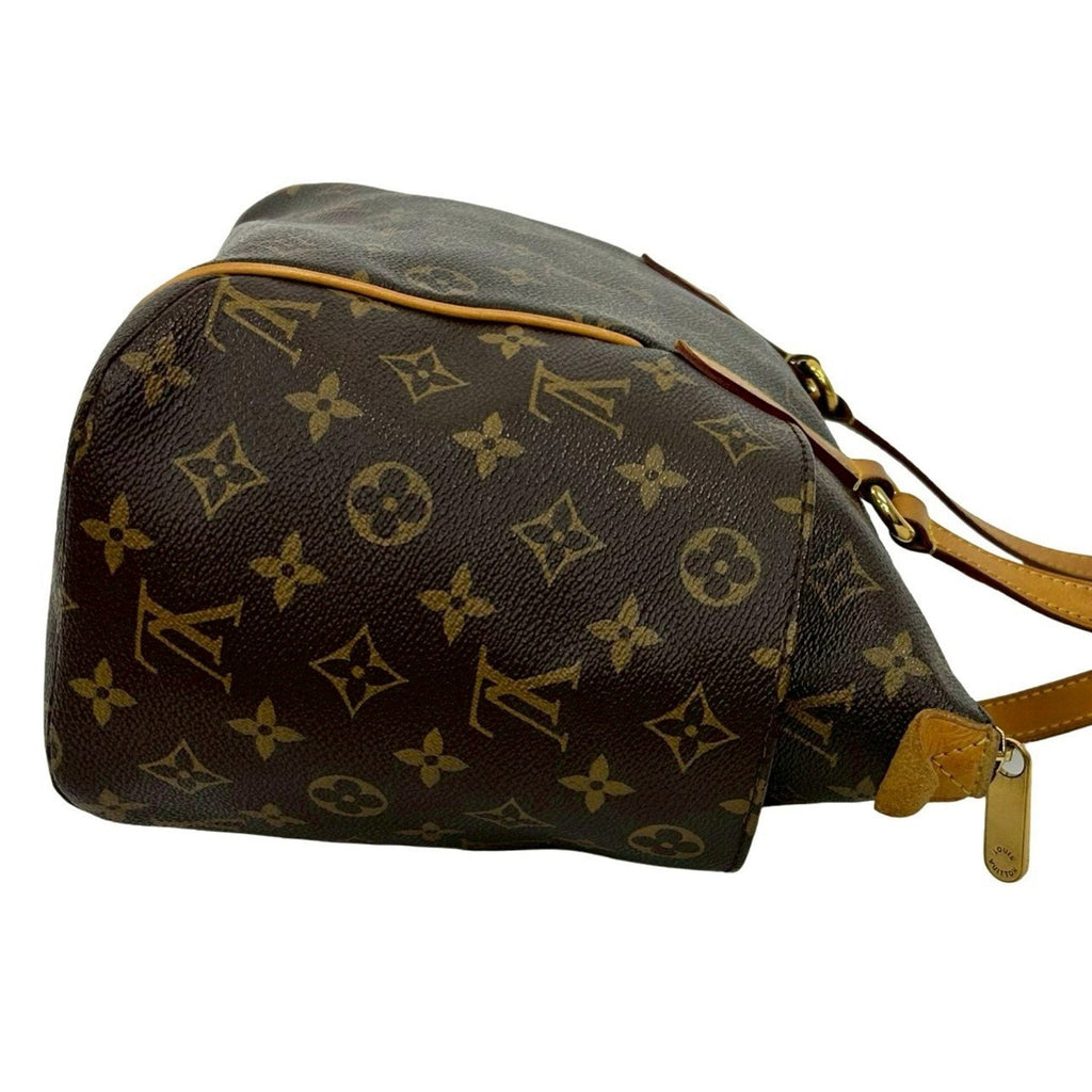 Louis Vuitton Brown Leather Pvc Handbag Shoulder Bag Tote Bag (Pre-Owned)