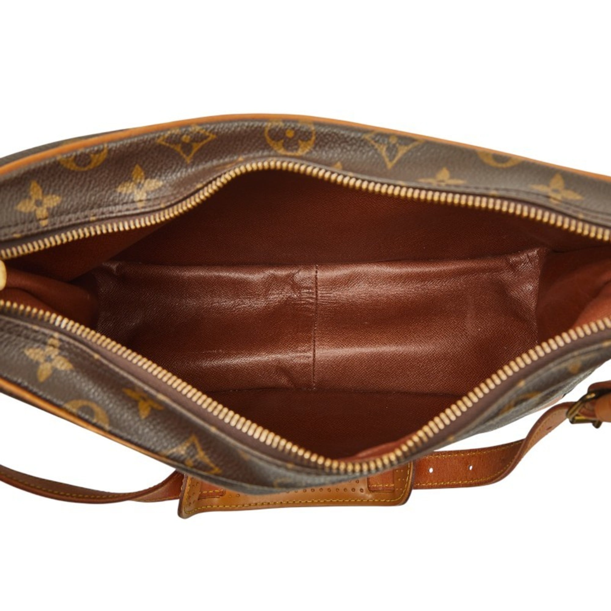Louis Vuitton Brown Pvc Leather Shoulder Bag (Pre-Owned)