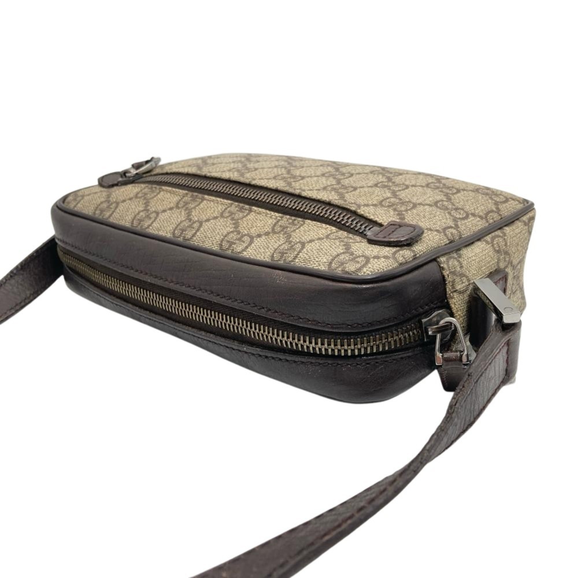 Vintage Web Camera Bag GG Coated Canvas Small