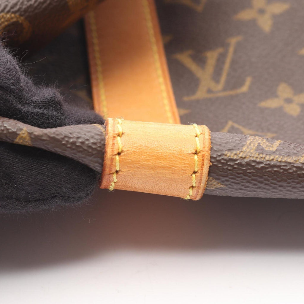 Louis Vuitton Brown Monogram Coated Canvas Leather Boston Bag (Pre-Owned)