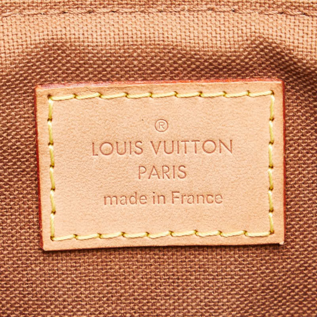 Louis Vuitton Brown Pvc Leather Handbag Shoulder Bag (Pre-Owned)