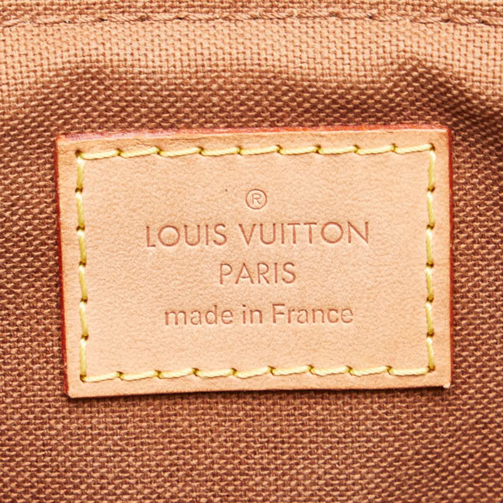 Louis Vuitton Brown Pvc Leather Handbag Shoulder Bag (Pre-Owned)