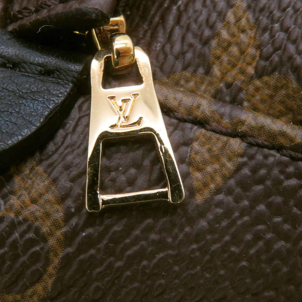 Louis Vuitton Noir Monogram Backpack (Pre-Owned)