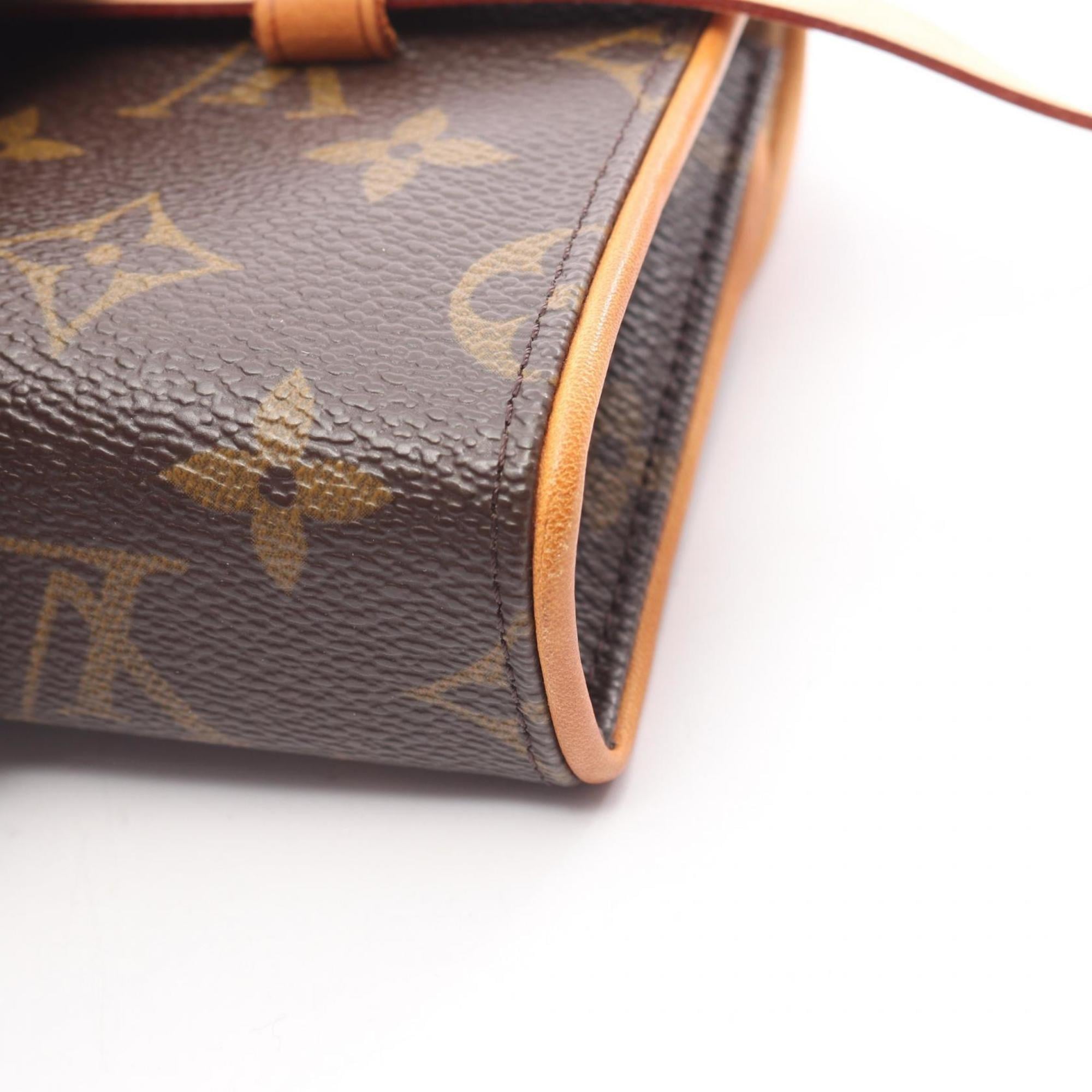 Louis Vuitton Brown Coated Canvas Pvc Monogram Leather Fanny Pack Pochette (Pre-Owned)