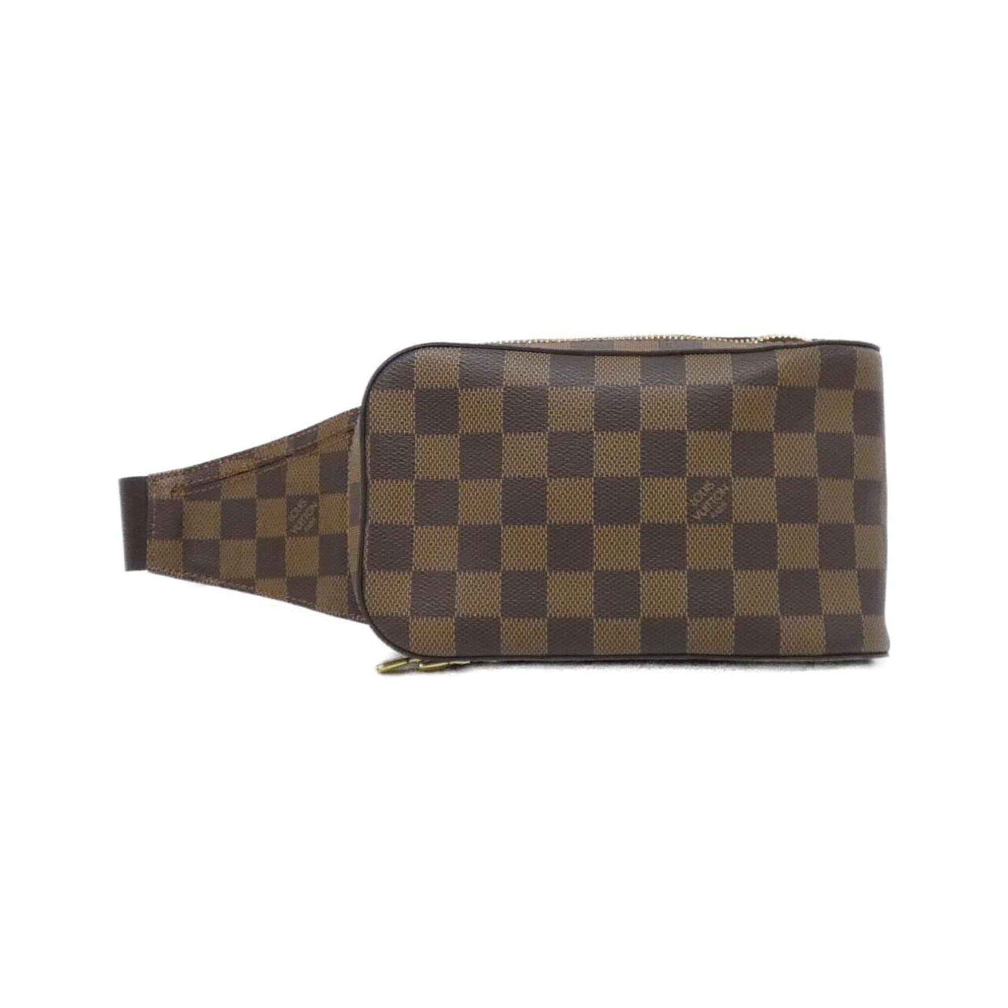 Louis Vuitton Damier Canvas Ebene Damier Canvas Shoulder Bag (Pre-Owned)