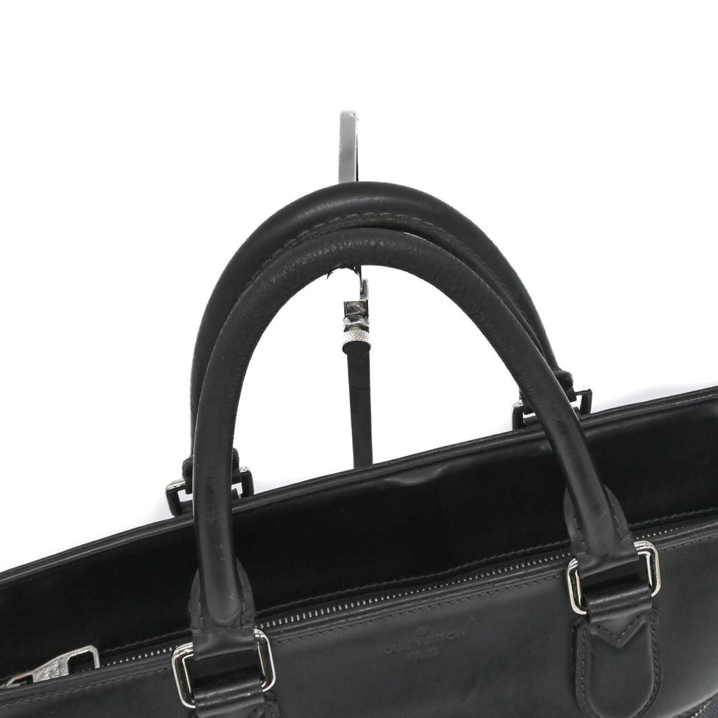 Louis Vuitton Black Cobalt Shoulder Bag Tote Bag (Pre-Owned)