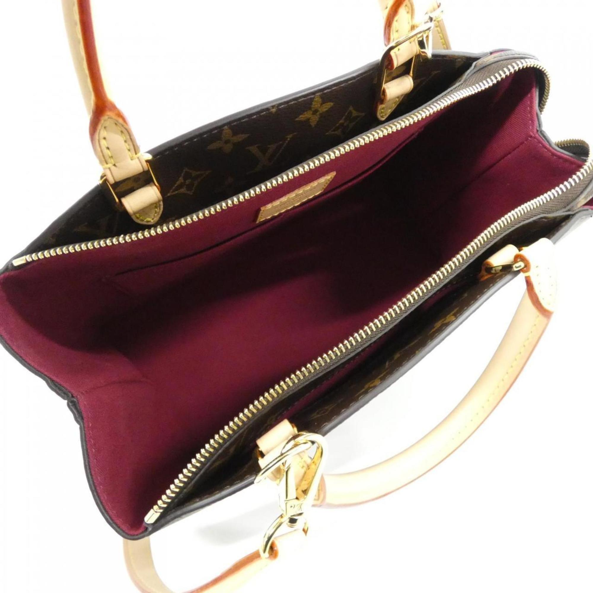 Louis Vuitton Marron Coated Canvas Handbag (Pre-Owned)