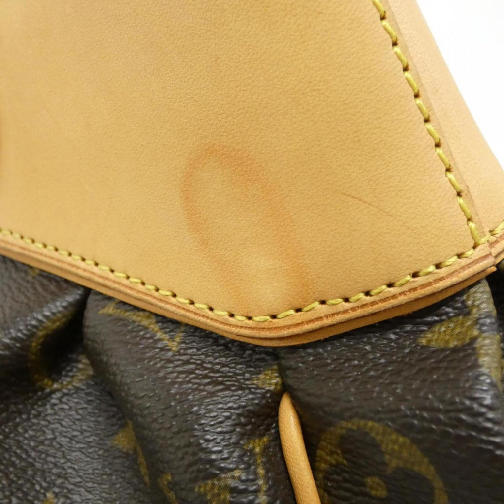 Louis Vuitton Marron Coated Canvas Handbag (Pre-Owned)