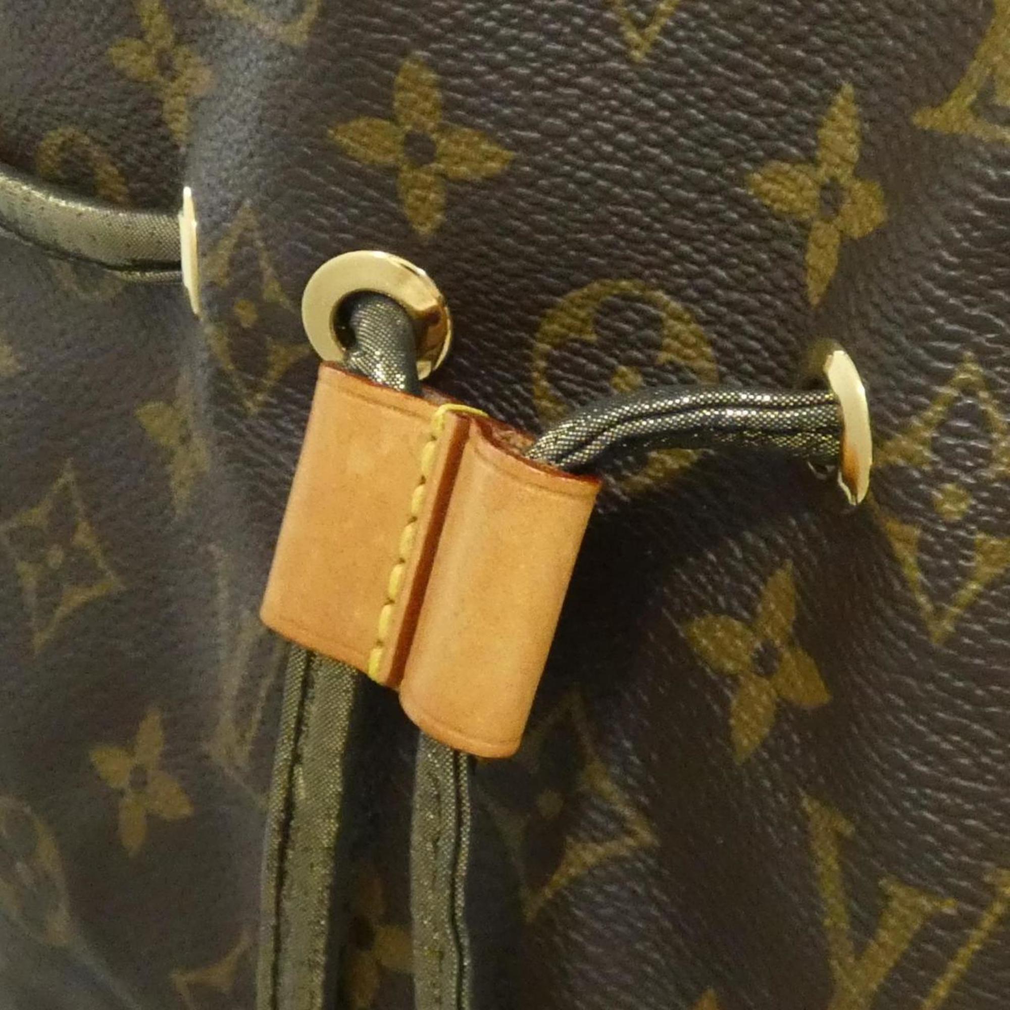 Louis Vuitton Monogram Marron Coated Canvas Handbag (Pre-Owned)