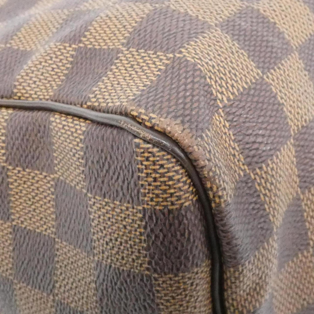 Louis Vuitton Ebene Coated Canvas Boston Bag (Pre-Owned)