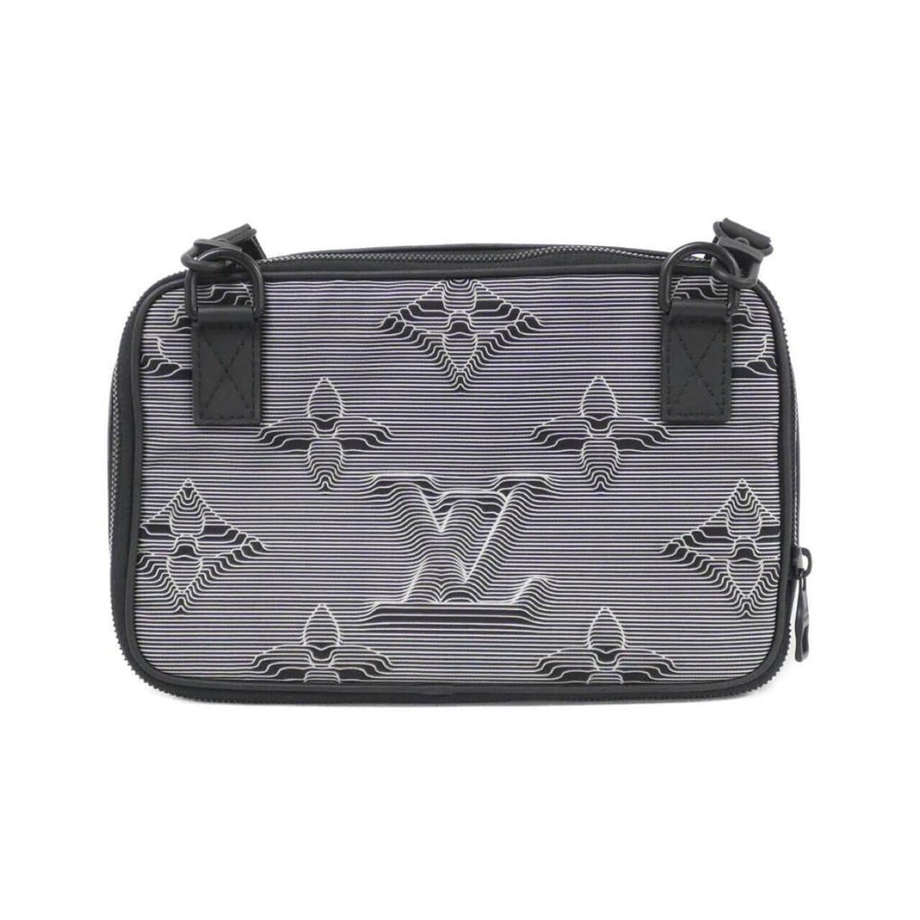 Louis Vuitton Black Nylon Leather Shoulder Bag (Pre-Owned)