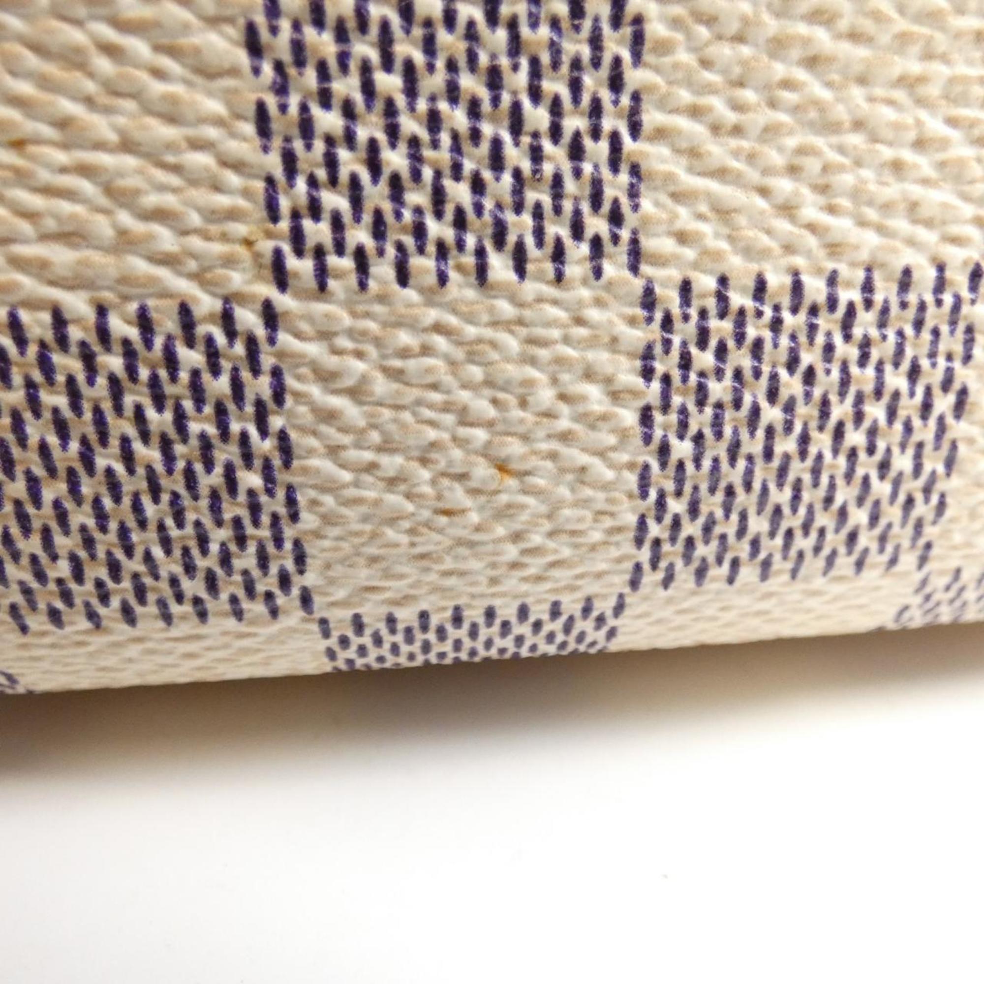 Louis Vuitton Azur Damier Azur Damier Azur Boston Bag Handbag (Pre-Owned)
