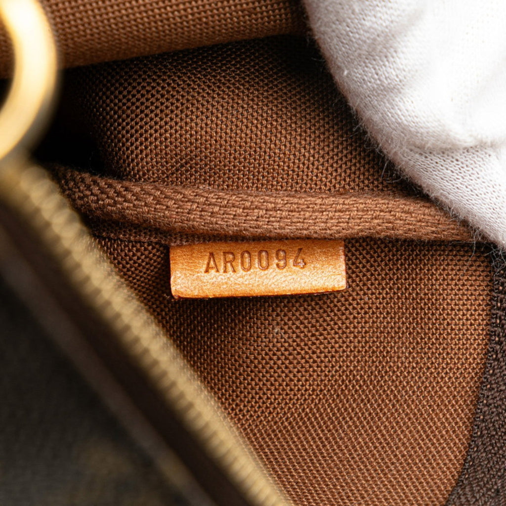 Louis Vuitton Monogram Brown Pvc Leather Pochette Pouch (Pre-Owned)