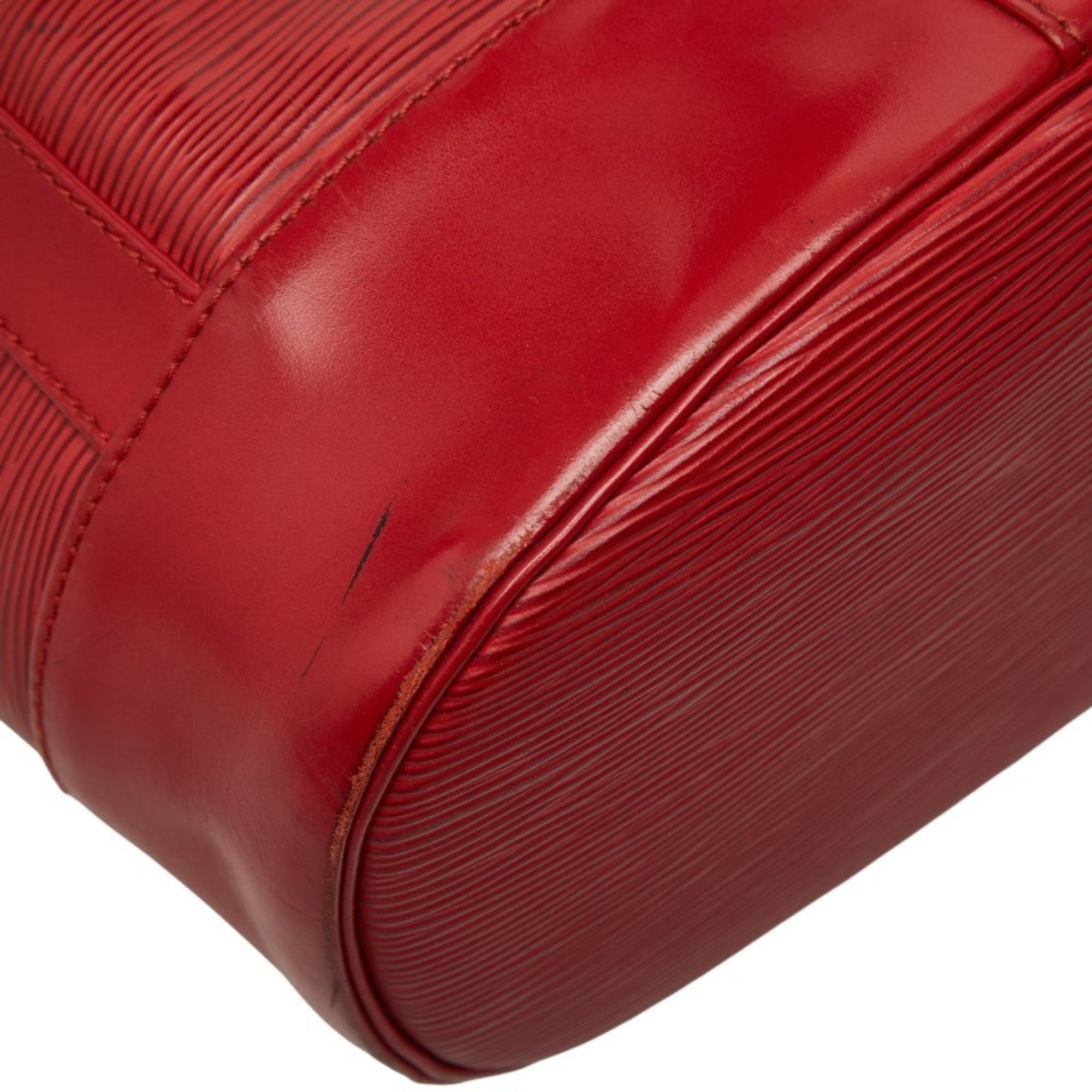 Louis Vuitton Castilian Red Epi Leather Shoulder Bag (Pre-Owned)