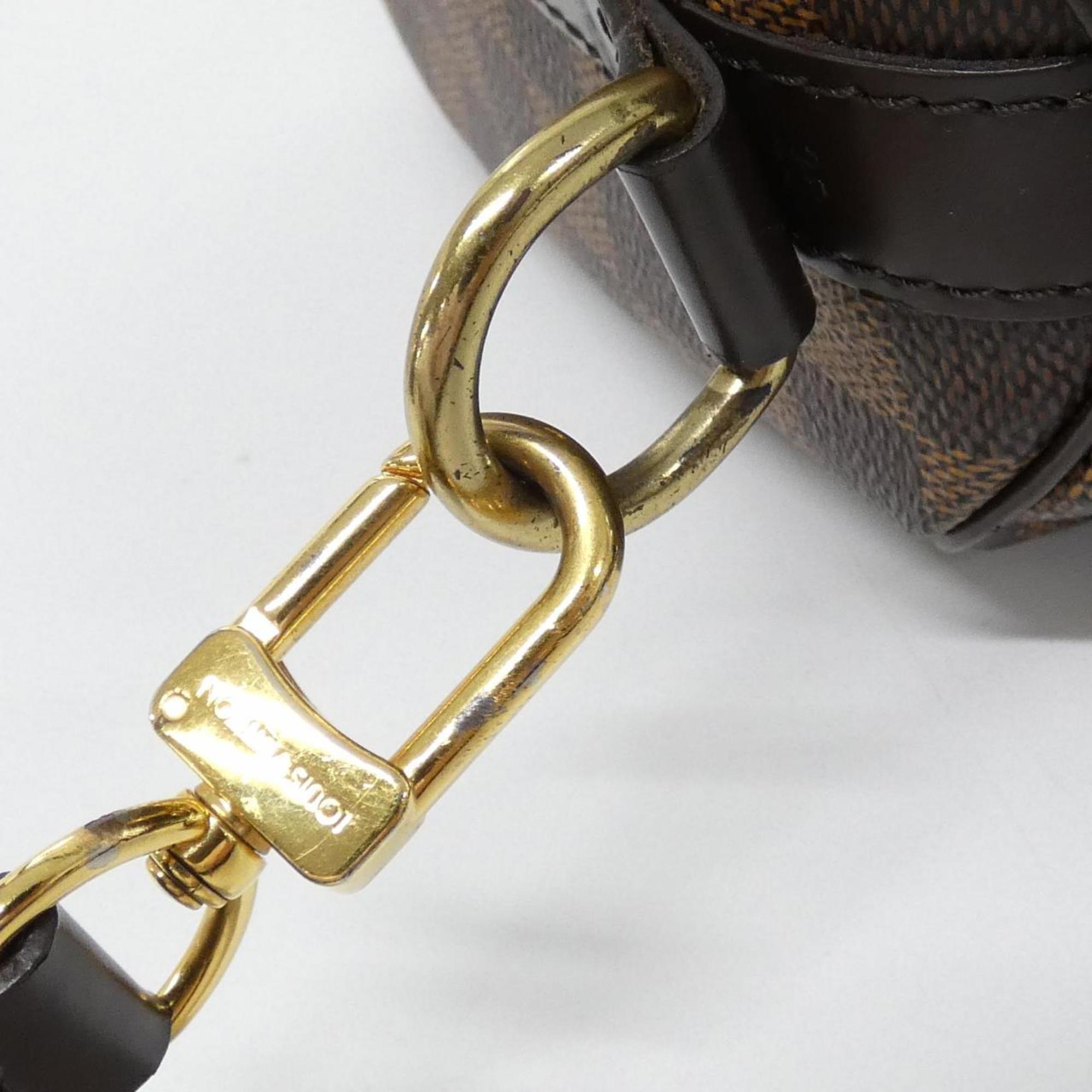 Louis Vuitton Ebene Coated Canvas Boston Bag (Pre-Owned)