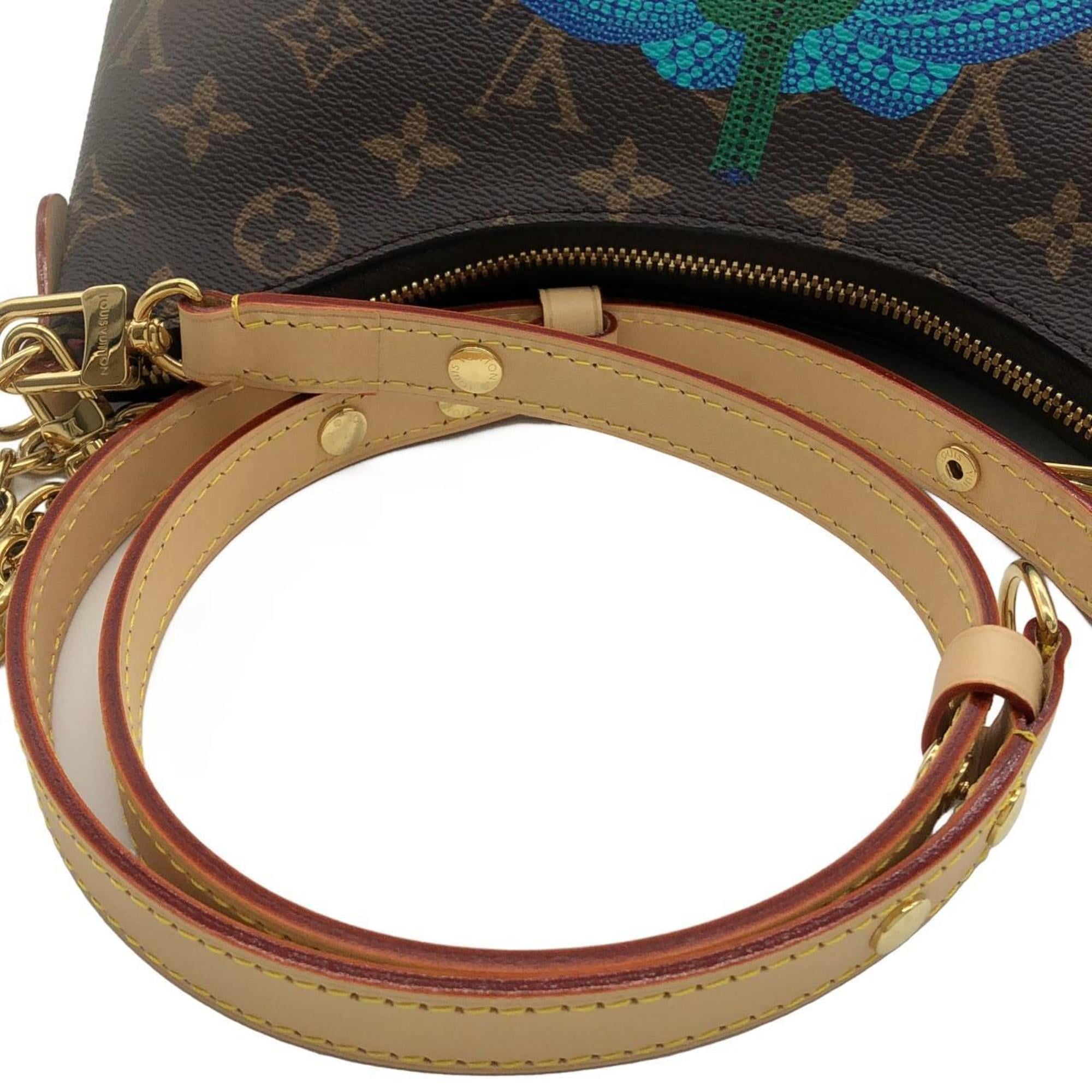 Louis Vuitton Marron Coated Canvas Shoulder Bag (Pre-Owned)