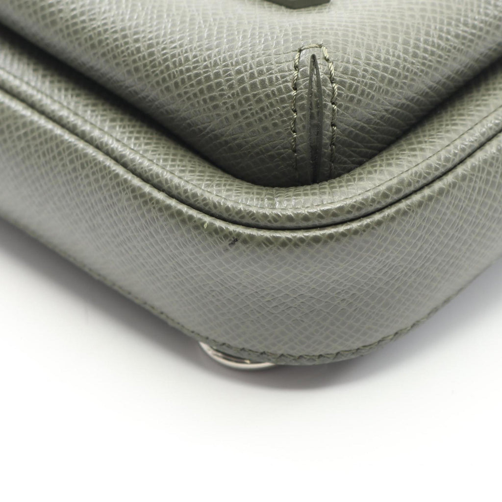 Louis Vuitton Khaki Leather Fanny Pack Sling Bag (Pre-Owned)