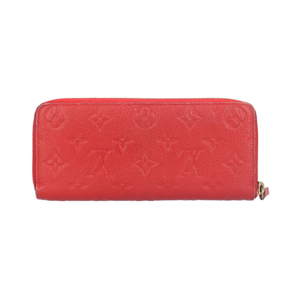 Louis Vuitton Monogram Empreinte Red Color Monogram Empreinte Long Wallet (Bi-Fold) (Pre-Owned)