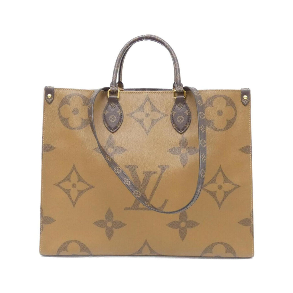 Louis Vuitton Monogram Marron Coated Canvas Handbag (Pre-Owned)