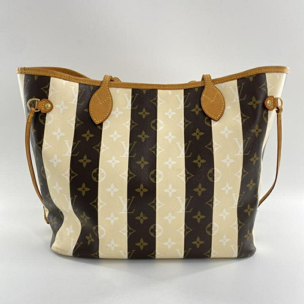 Louis Vuitton Beige Brown Monogram Rayures Tote Bag (Pre-Owned)