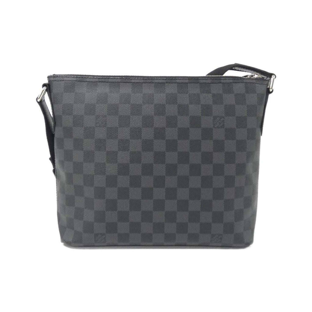 Louis Vuitton Gray Coated Canvas Shoulder Bag (Pre-Owned)
