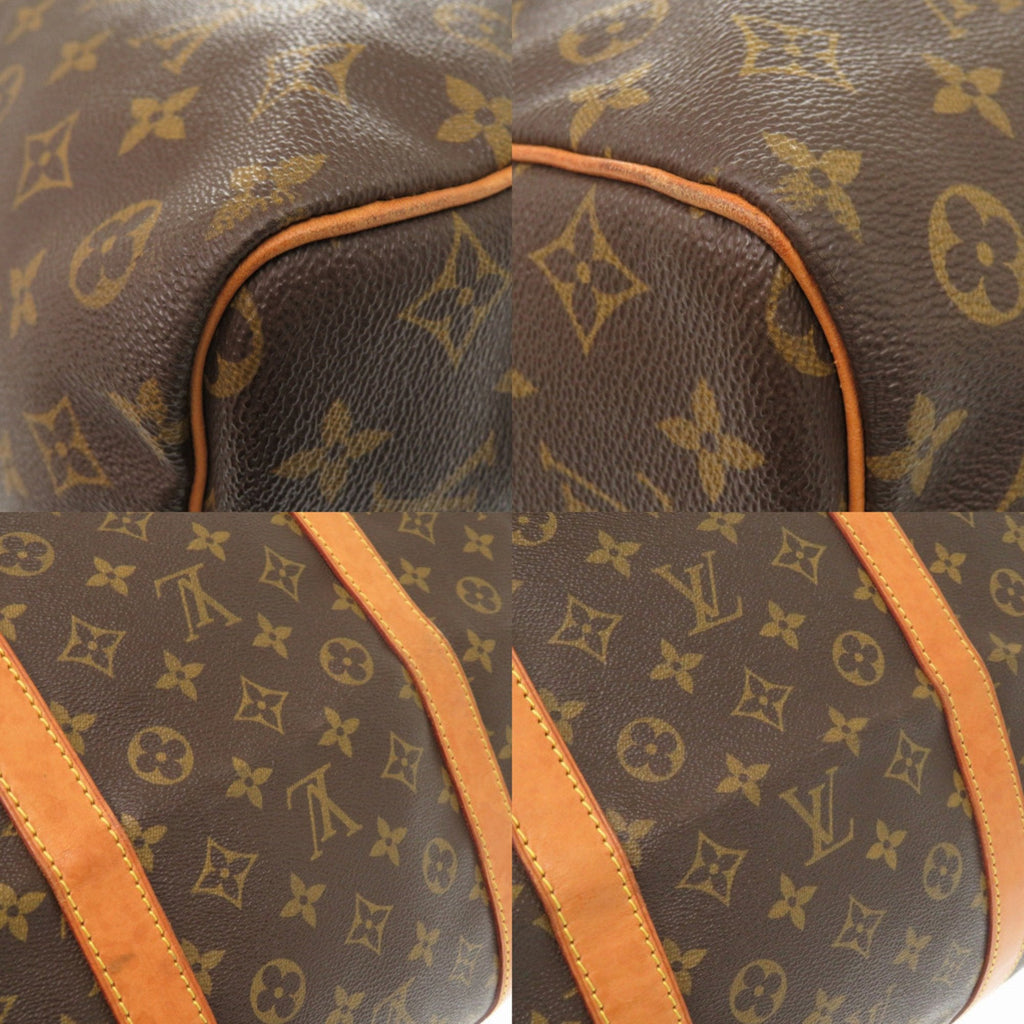Louis Vuitton Brown Monogram Canvas Boston Bag (Pre-Owned)