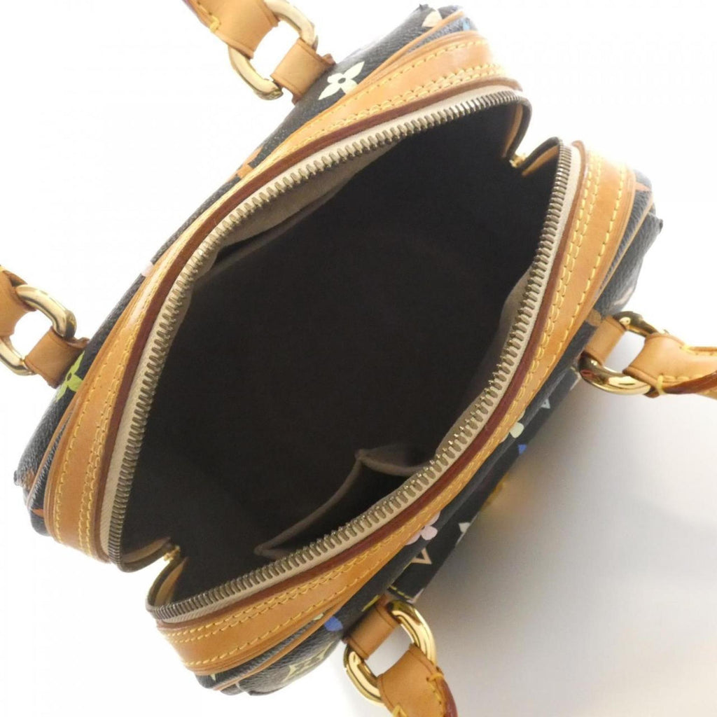 Louis Vuitton Black Multi-Color Coated Canvas Handbag (Pre-Owned)
