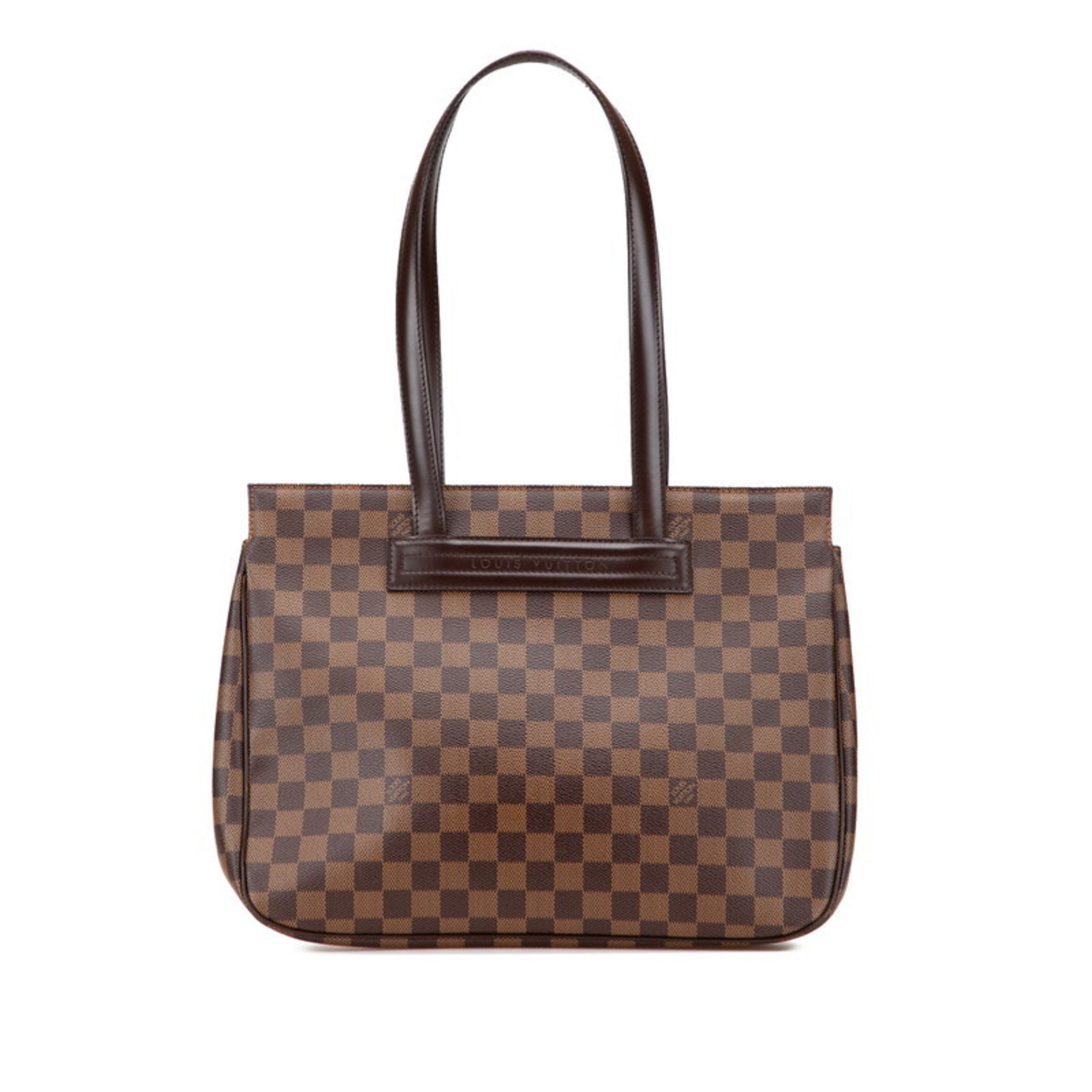 Louis Vuitton Damier Brown Pvc Leather Handbag Tote Bag (Pre-Owned)