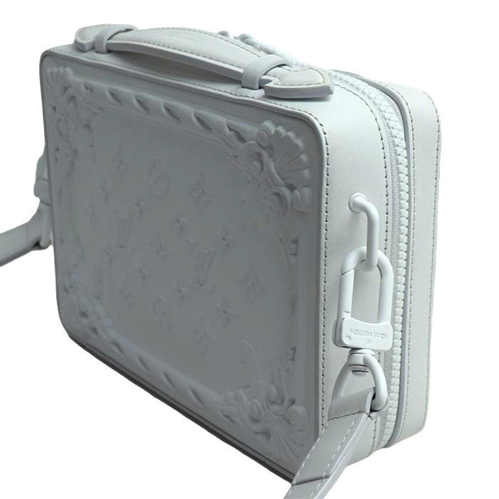 Louis Vuitton White Leather Shoulder Bag (Pre-Owned)