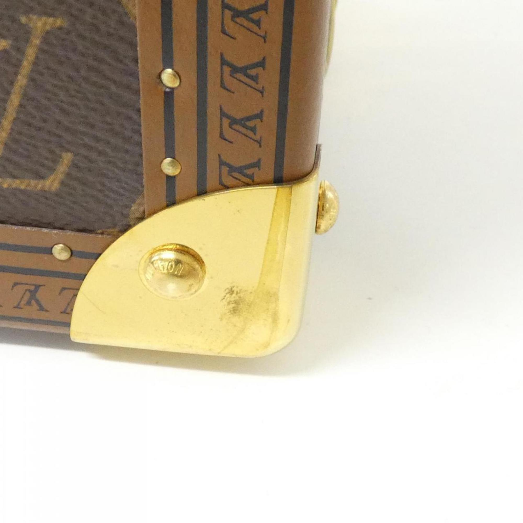 Louis Vuitton Brown Coated Canvas Attaché Case (Pre-Owned)